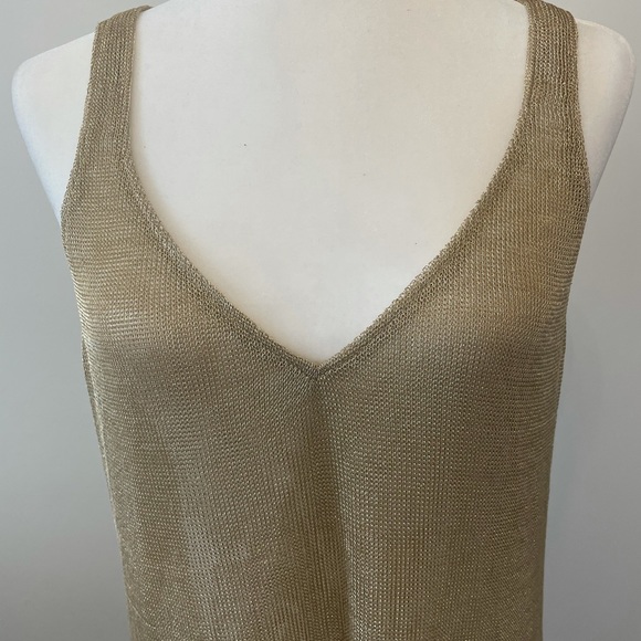 Show Me your Mumu Harlyn Dress Liquid Mesh Gold - Picture 5 of 6